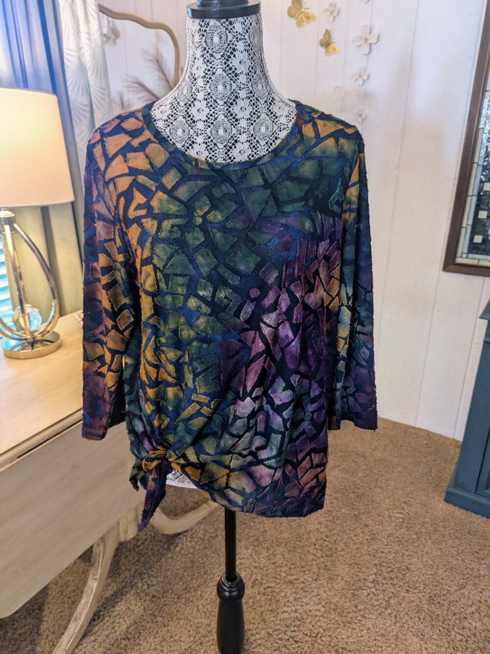 Autumn Karen Kane Top...XL
